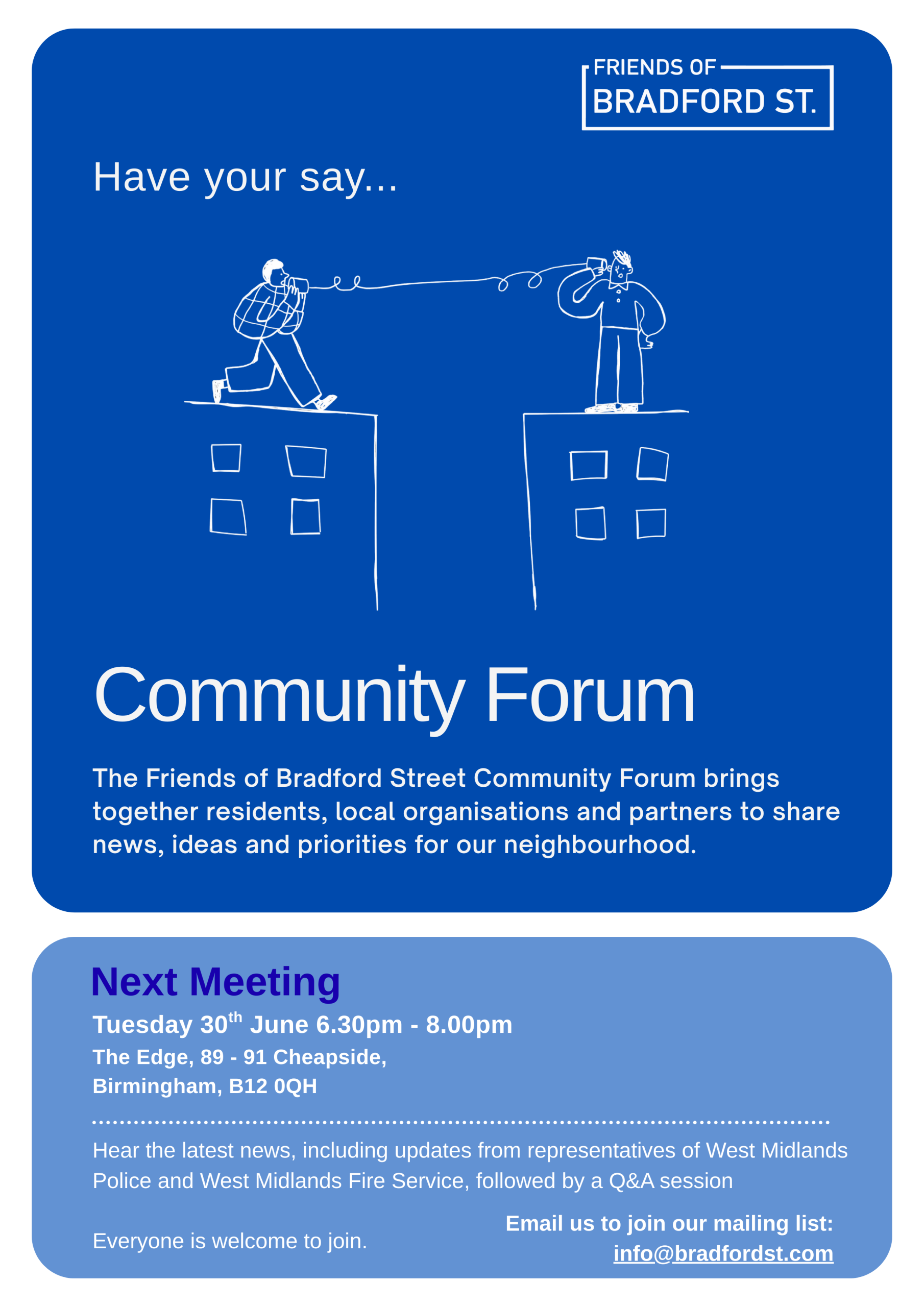Bradford Street Community Forum