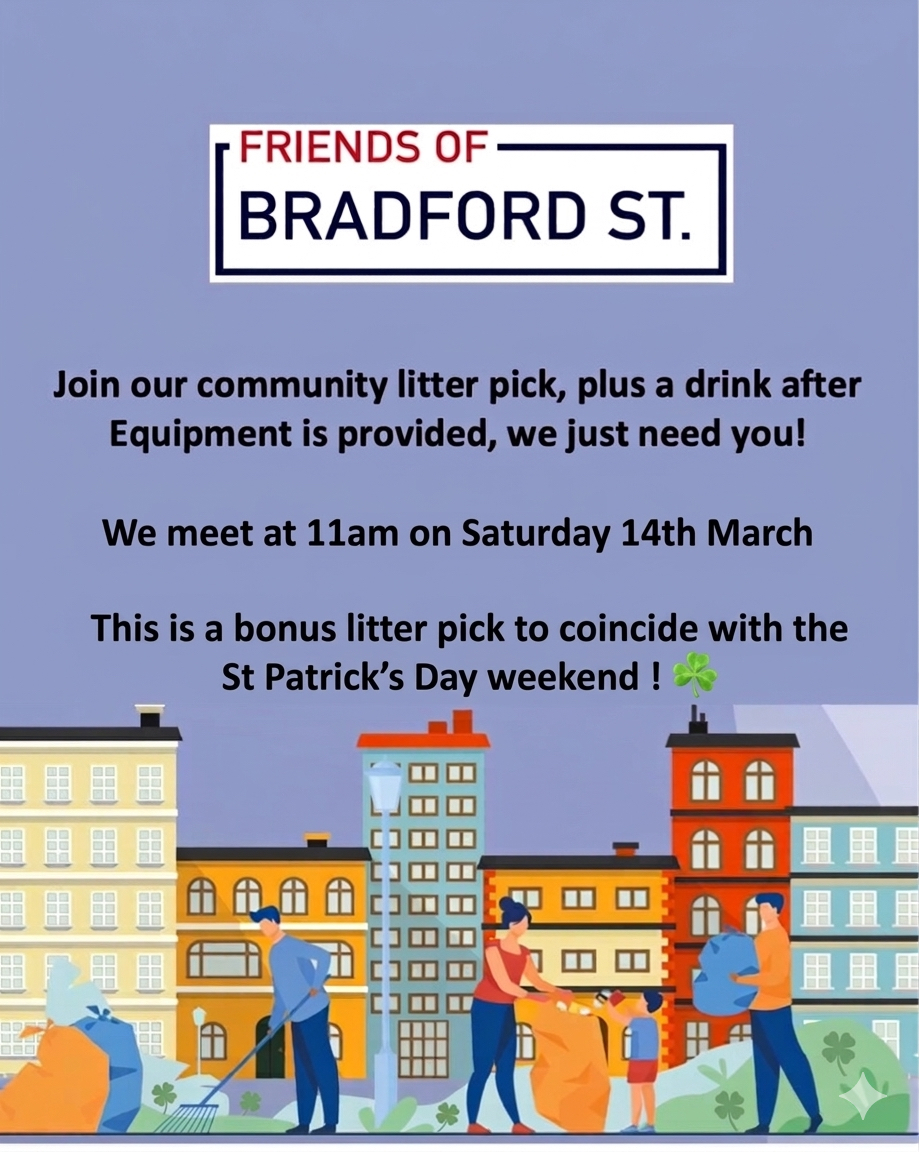 St Patrick’s Day weekend litter pick